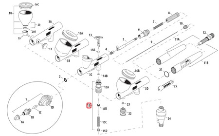 CM B, C, SB, CP Air Valve Set